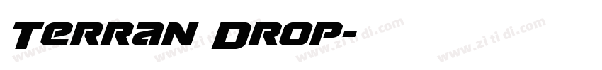 Terran Drop字体转换
